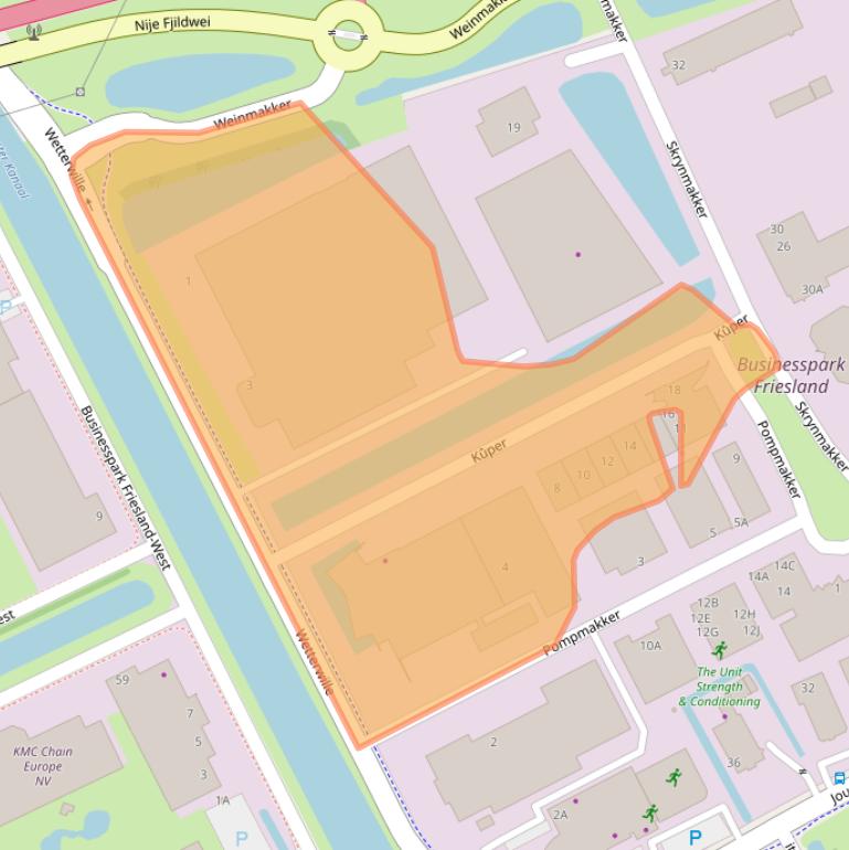 Kaart van postcodegebied 8447GK.