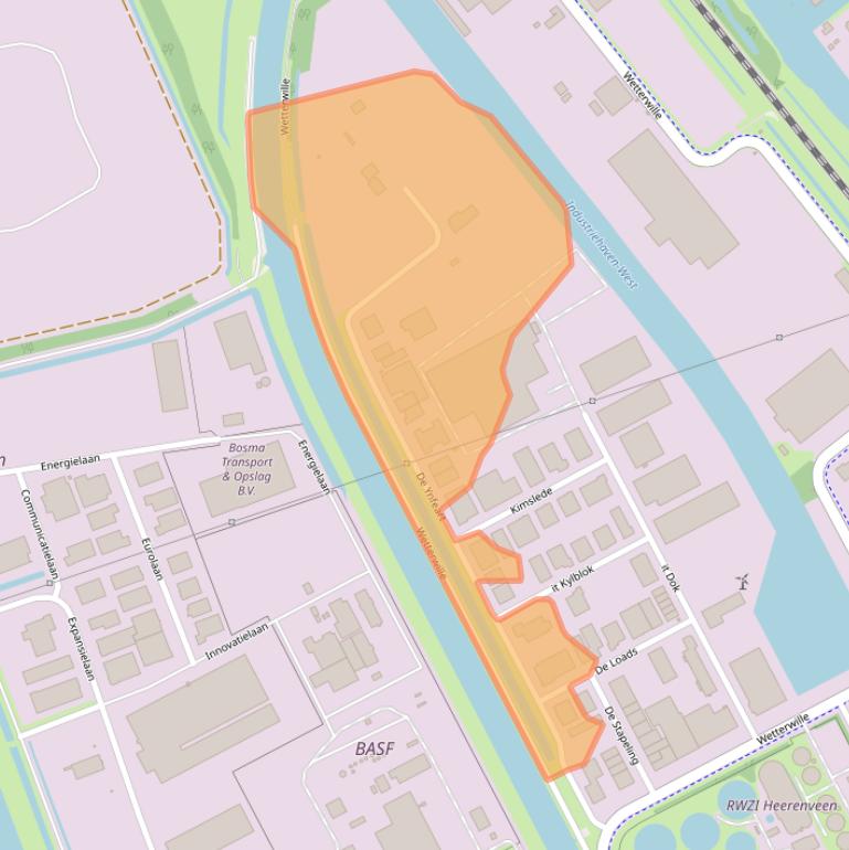 Kaart van postcodegebied 8447GM.