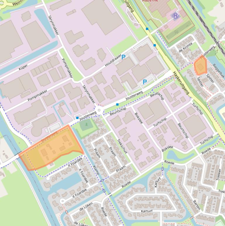 Kaart van postcodegebied 8447RG.