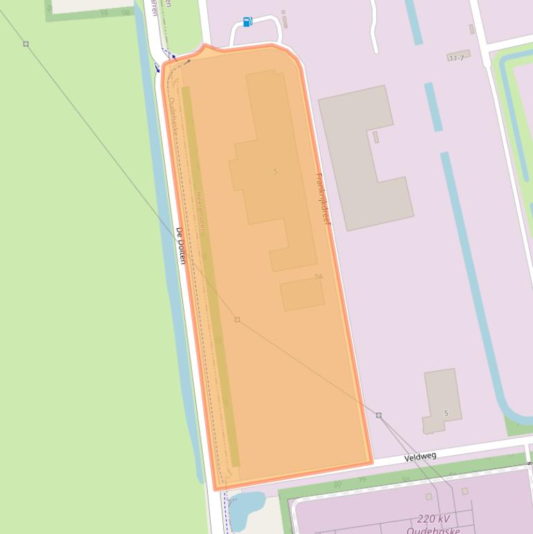 Kaart van postcodegebied 8447SH.