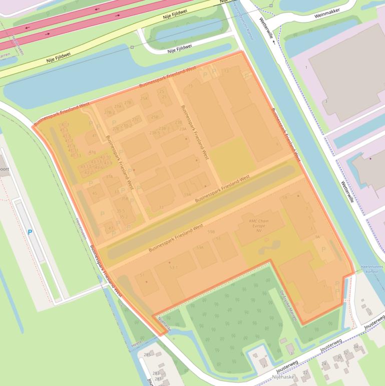 Kaart van postcodegebied 8447SL.