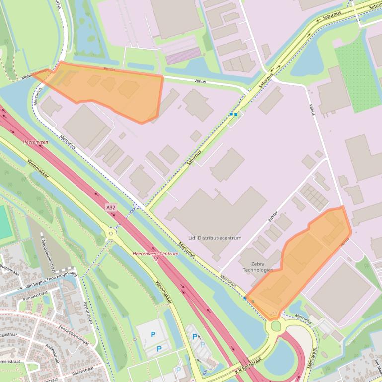 Kaart van postcodegebied 8448CE.