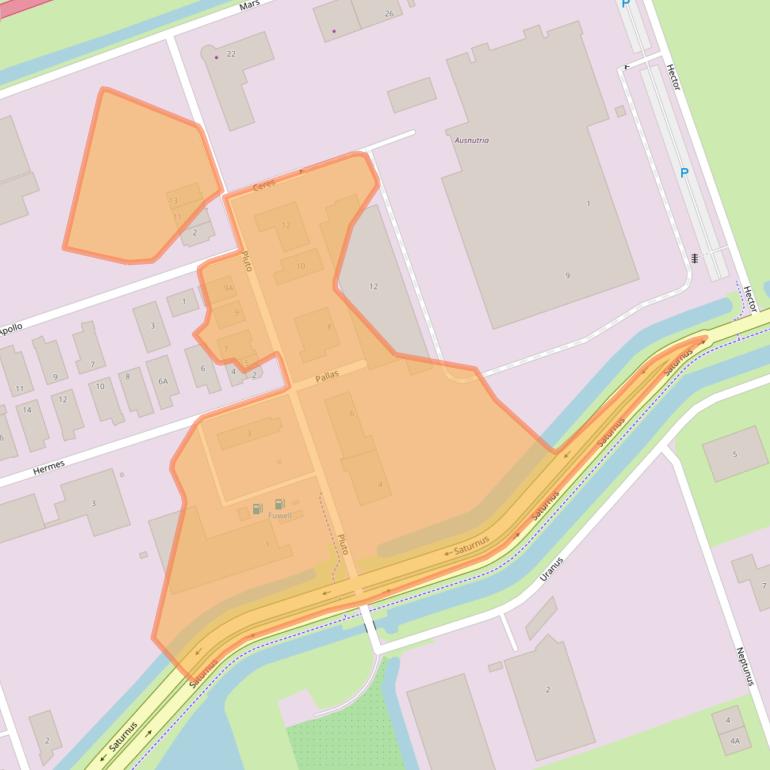 Kaart van postcodegebied 8448CM.