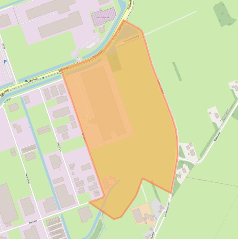 Kaart van postcodegebied 8448CT.