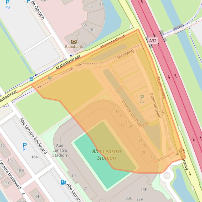 Kaart van postcodegebied 8448EW.