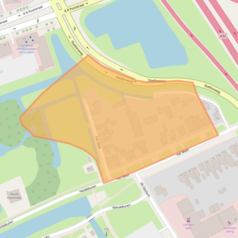 Kaart van postcodegebied 8448GA.