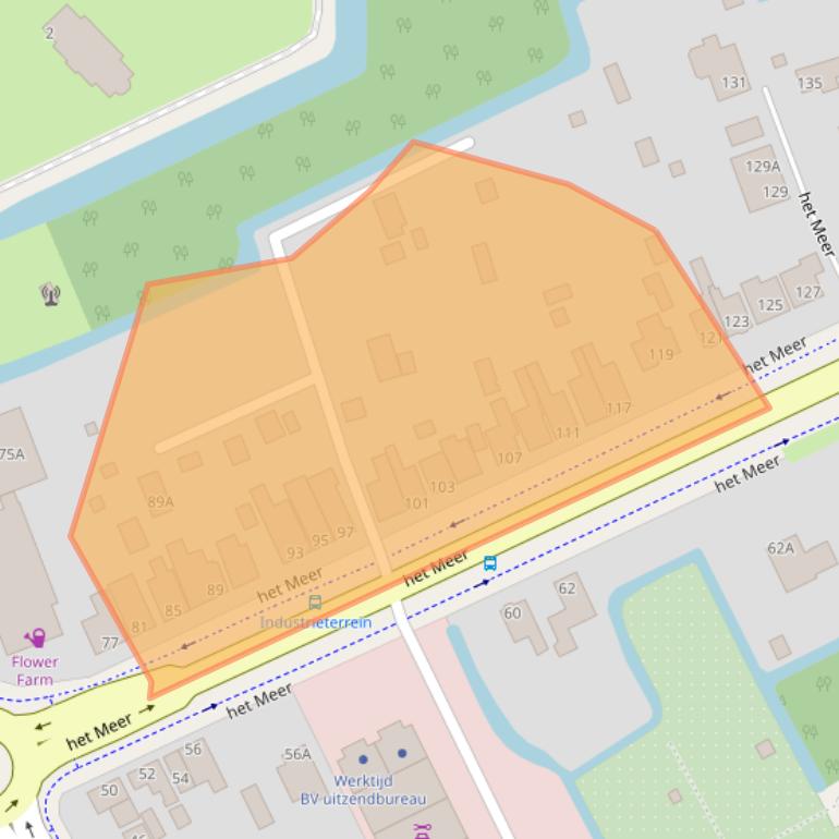 Kaart van postcodegebied 8448GC.