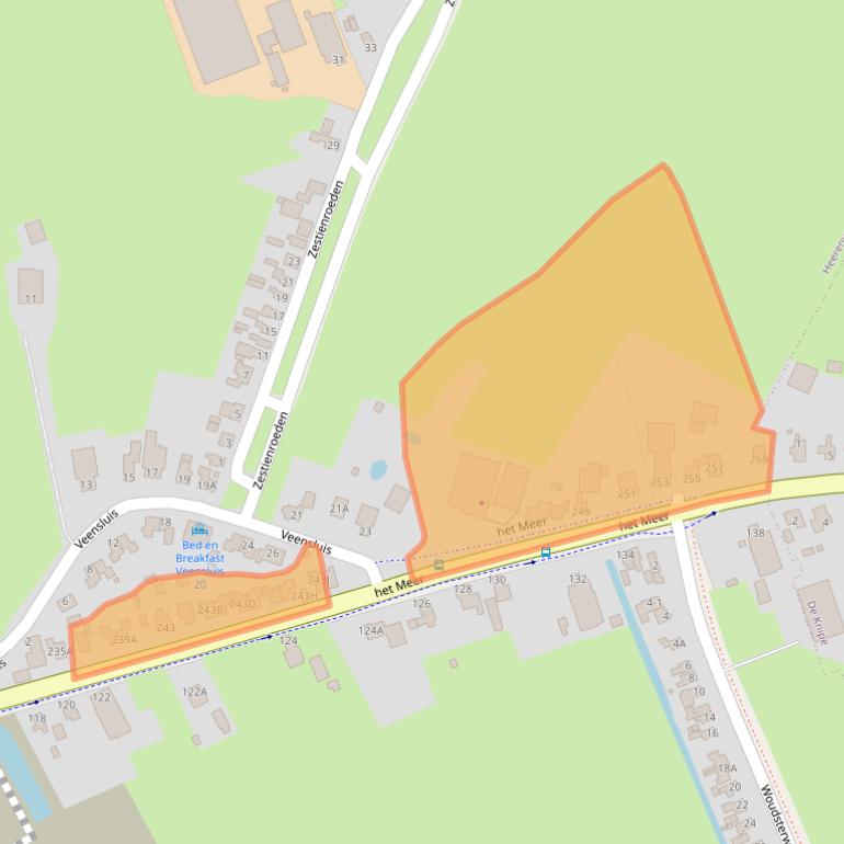 Kaart van postcodegebied 8448GH.