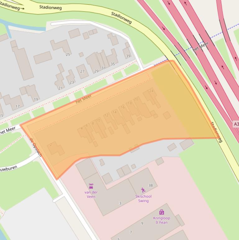 Kaart van postcodegebied 8448GJ.