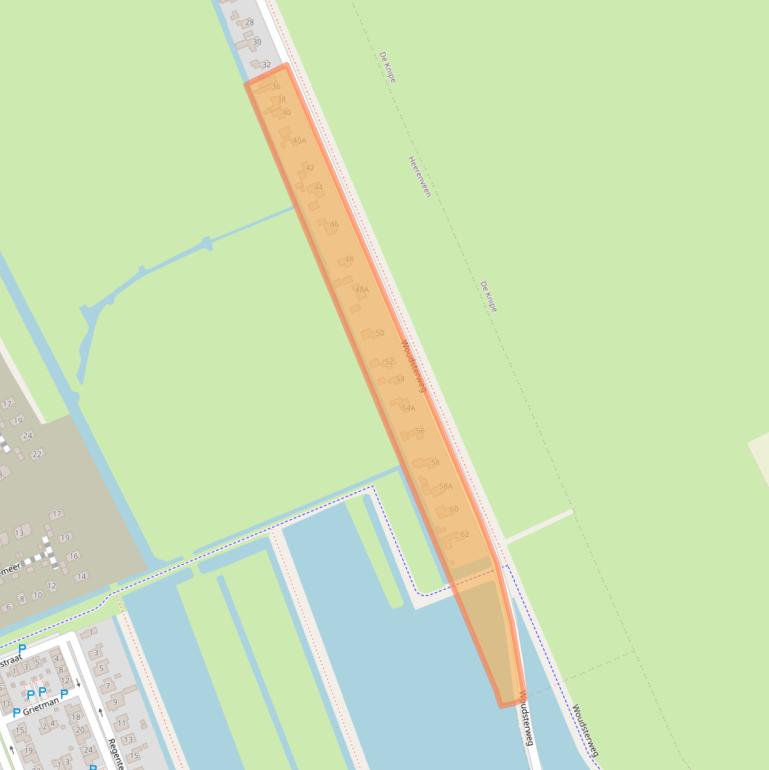 Kaart van postcodegebied 8448HB.