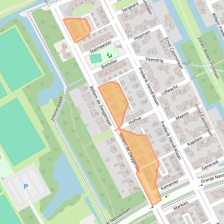 Kaart van postcodegebied 8448MC.
