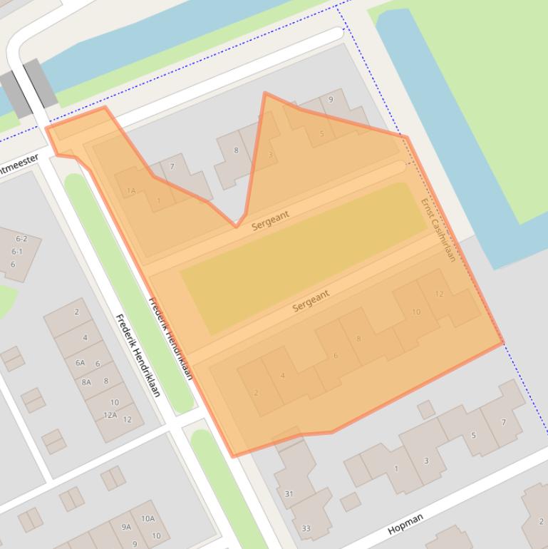 Kaart van postcodegebied 8448MS.