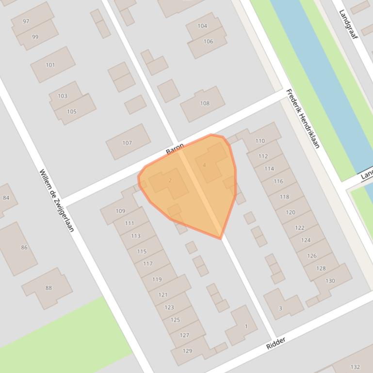 Kaart van postcodegebied 8448NK.