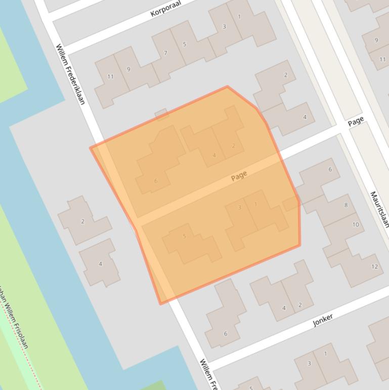 Kaart van postcodegebied 8448NW.