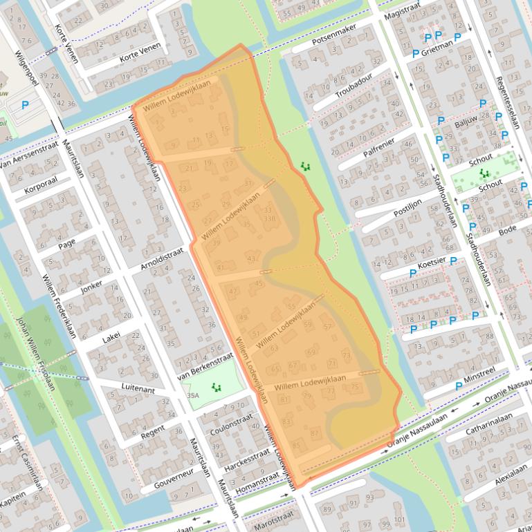 Kaart van postcodegebied 8448PG.