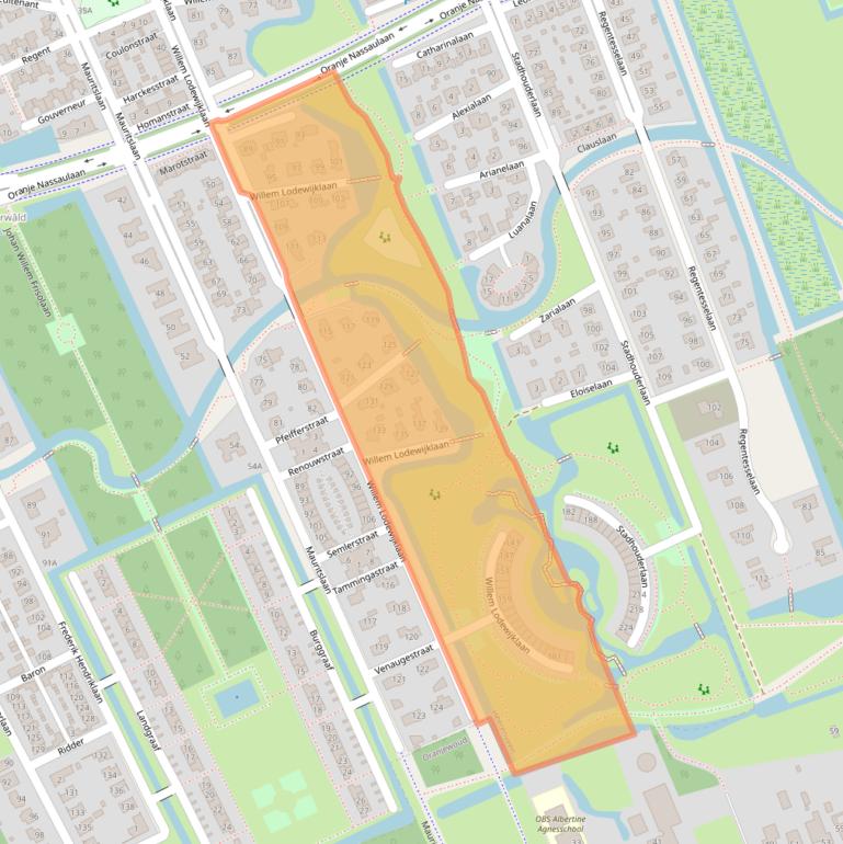 Kaart van postcodegebied 8448PH.