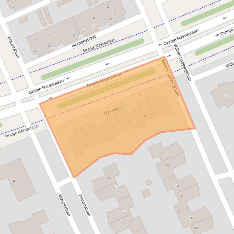 Kaart van postcodegebied 8448PV.