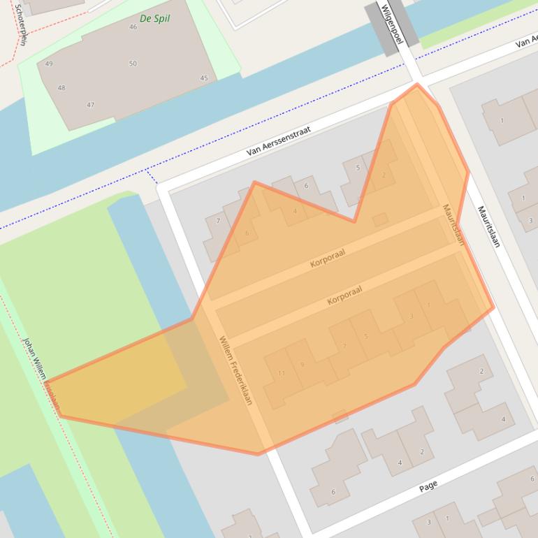 Kaart van postcodegebied 8448PW.