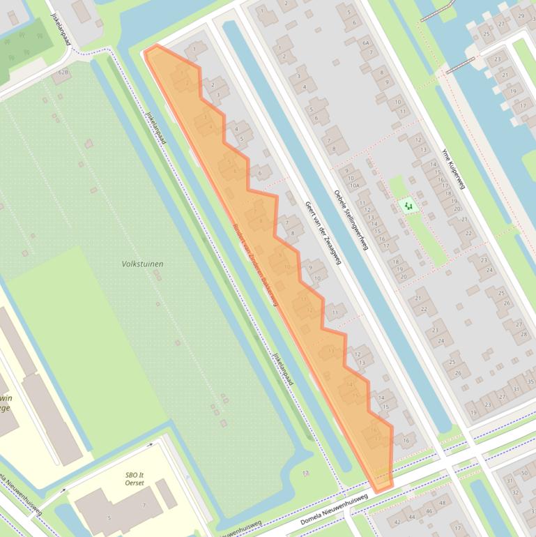 Kaart van postcodegebied 8448RJ.