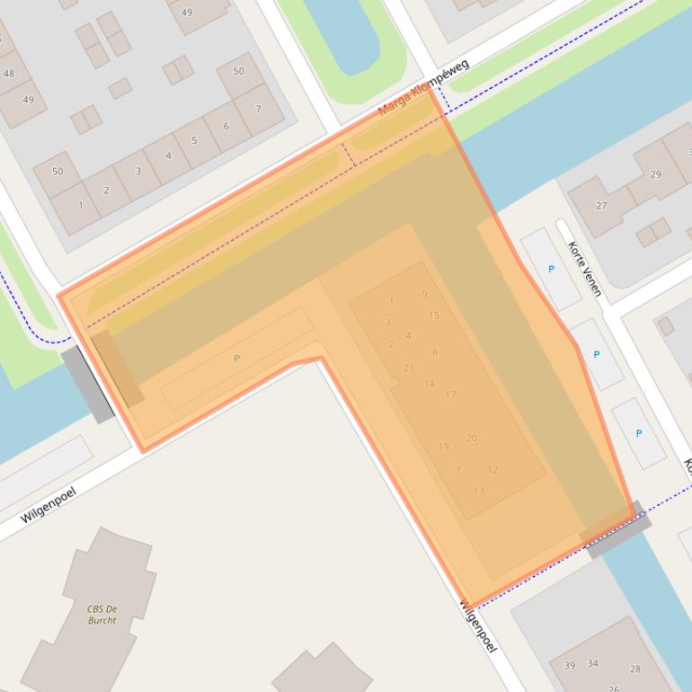 Kaart van postcodegebied 8448SK.