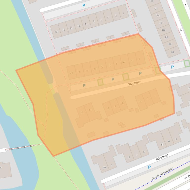 Kaart van postcodegebied 8448TB.
