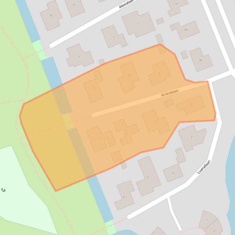 Kaart van postcodegebied 8448TG.