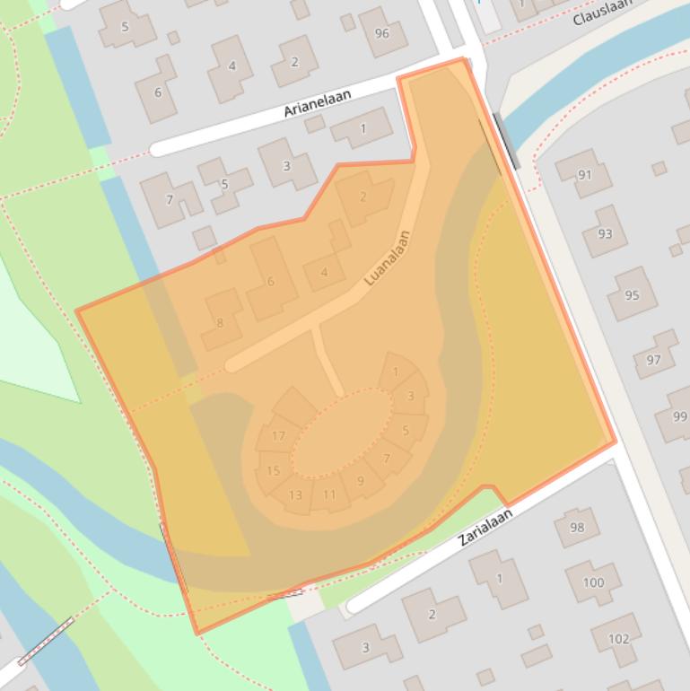 Kaart van postcodegebied 8448TJ.