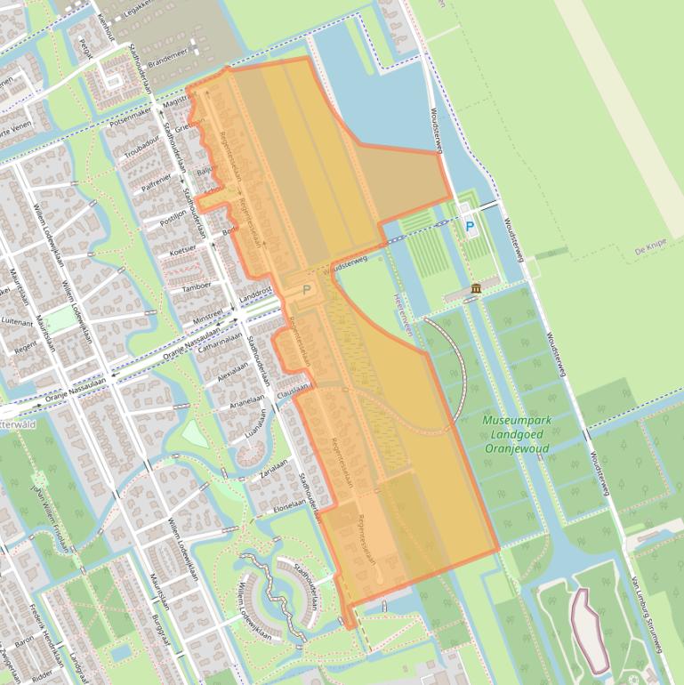 Kaart van postcodegebied 8448VD.