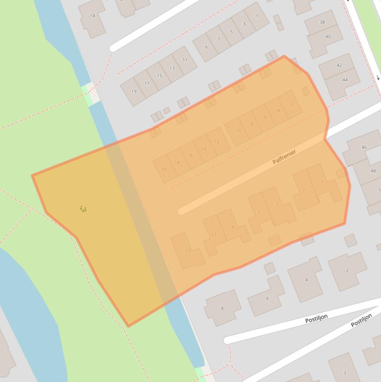 Kaart van postcodegebied 8448VH.
