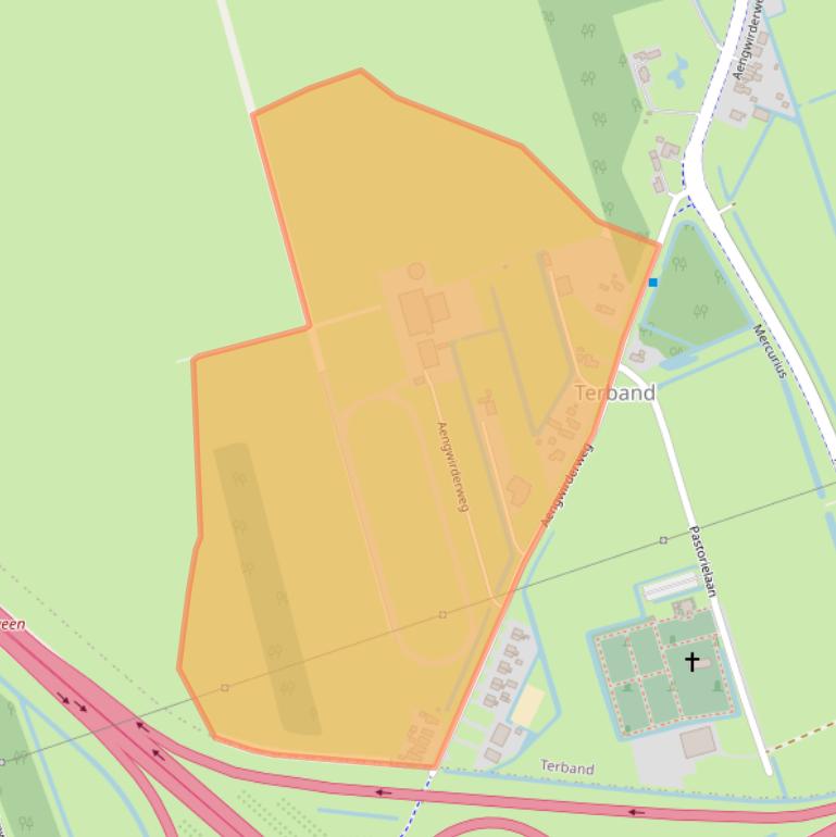 Kaart van postcodegebied 8449BA.