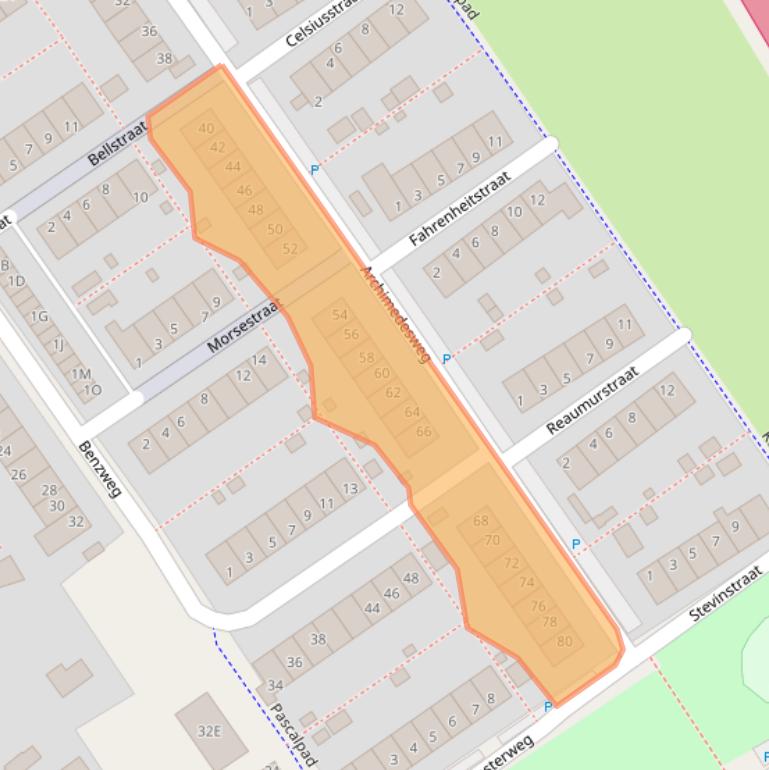 Kaart van postcodegebied 8451BE.