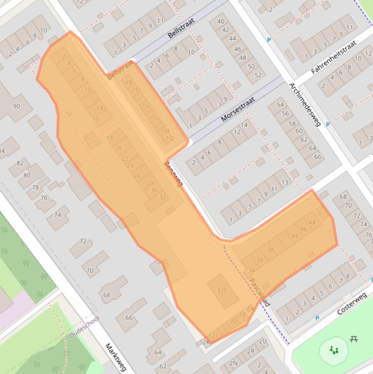 Kaart van postcodegebied 8451BH.