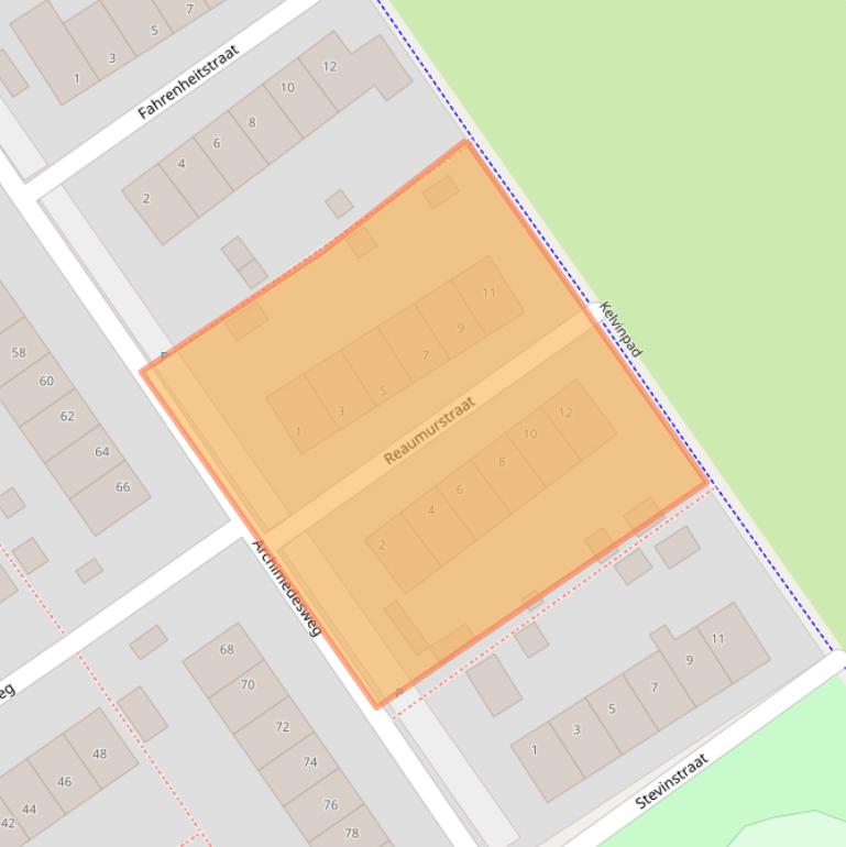 Kaart van postcodegebied 8451BS.