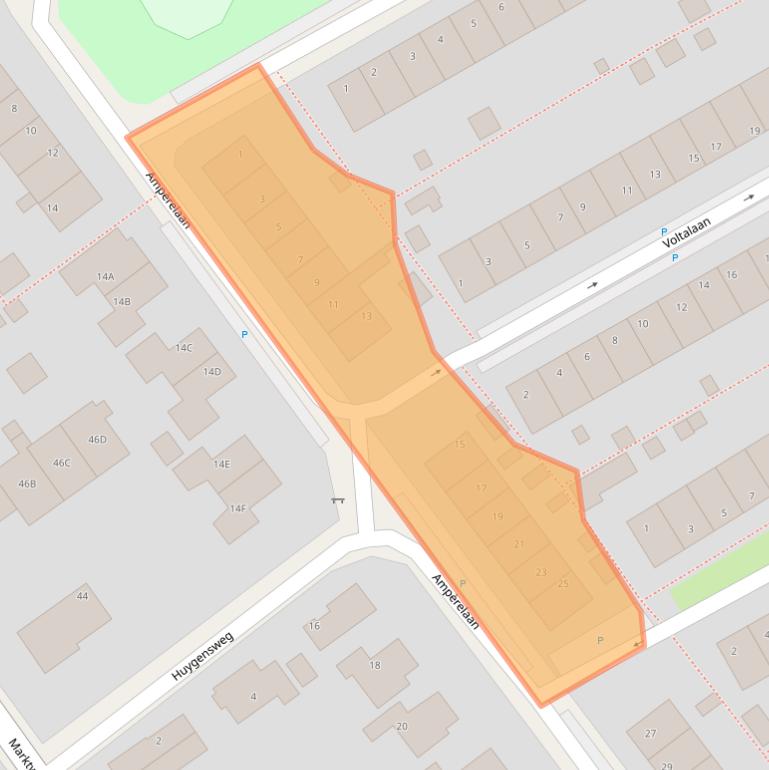 Kaart van postcodegebied 8451BW.