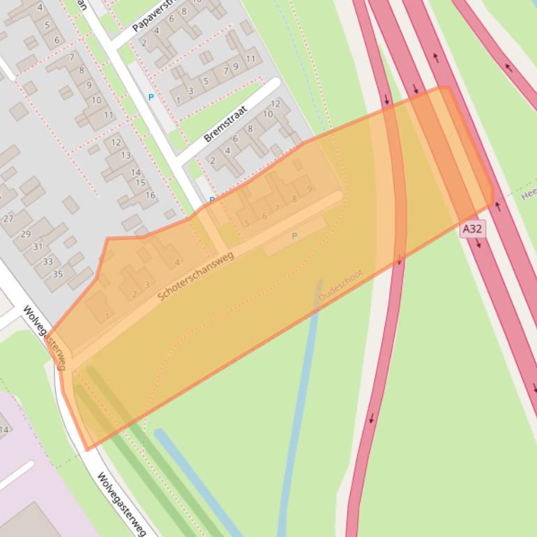 Kaart van postcodegebied 8451CX.