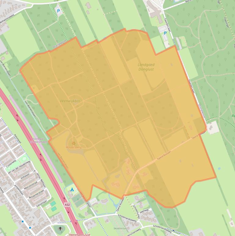 Kaart van postcodegebied 8451JA.