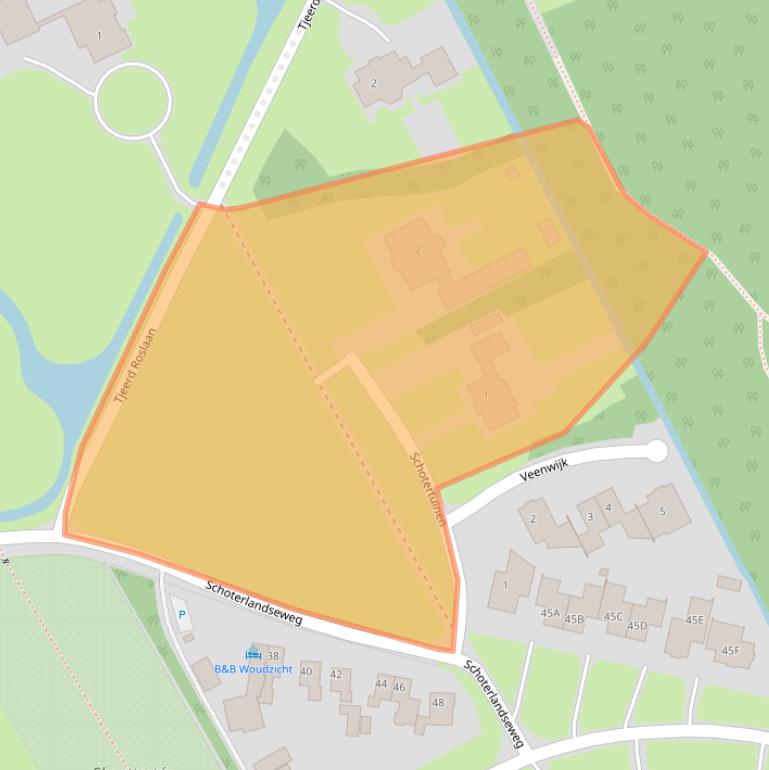 Kaart van postcodegebied 8451KG.