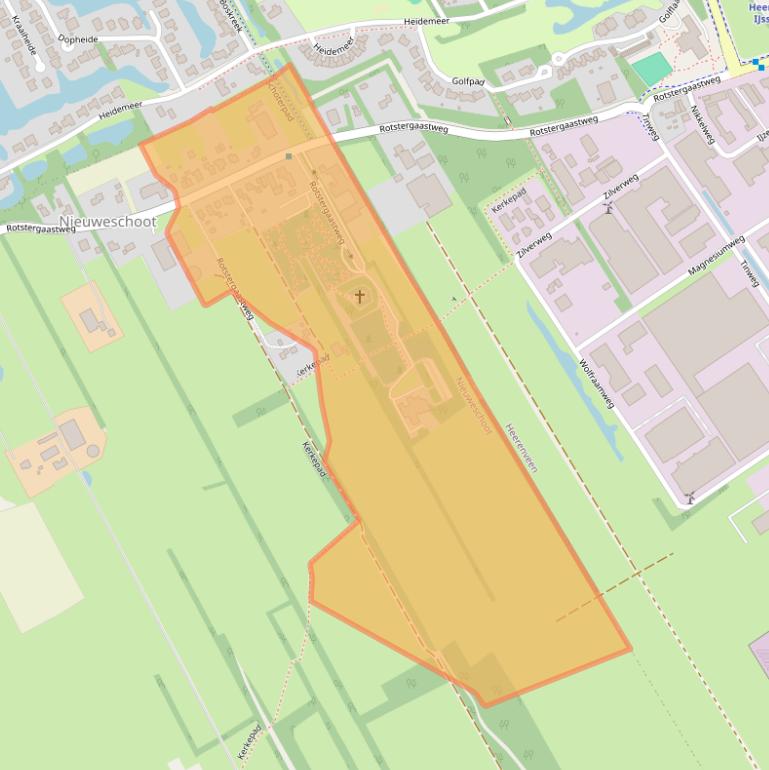 Kaart van postcodegebied 8452LA.