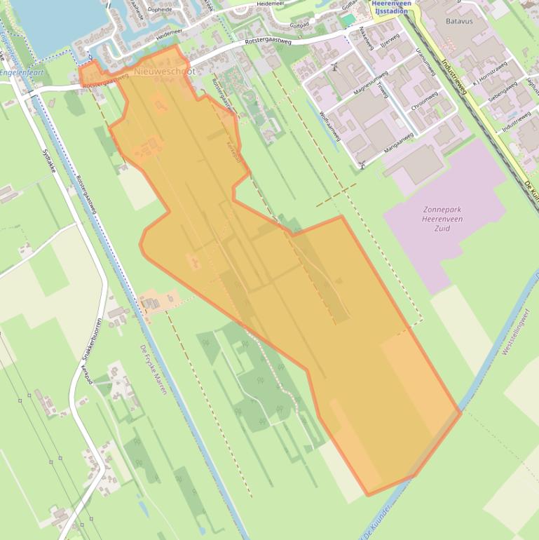 Kaart van postcodegebied 8452LB.