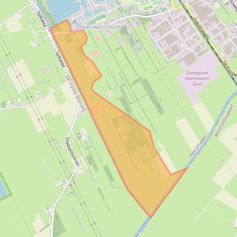 Kaart van postcodegebied 8452LC.