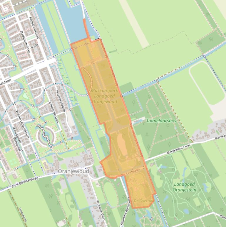 Kaart van postcodegebied 8453JD.