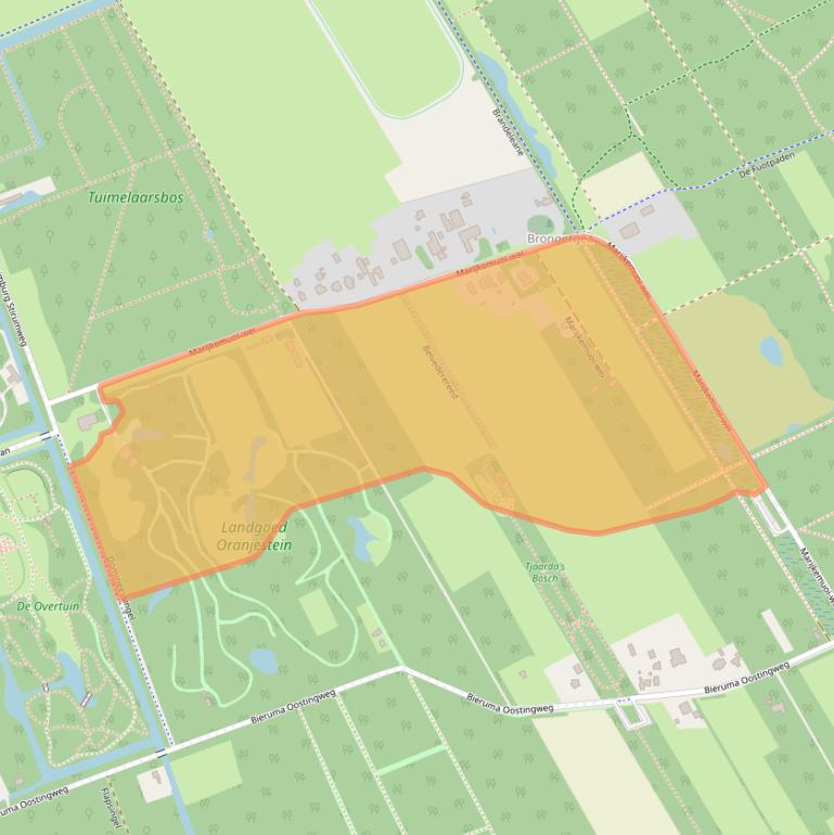 Kaart van postcodegebied 8453JH.