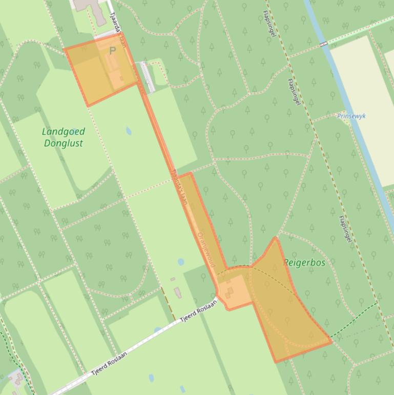 Kaart van postcodegebied 8453JZ.