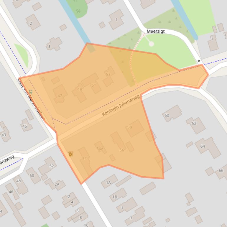 Kaart van postcodegebied 8453WD.