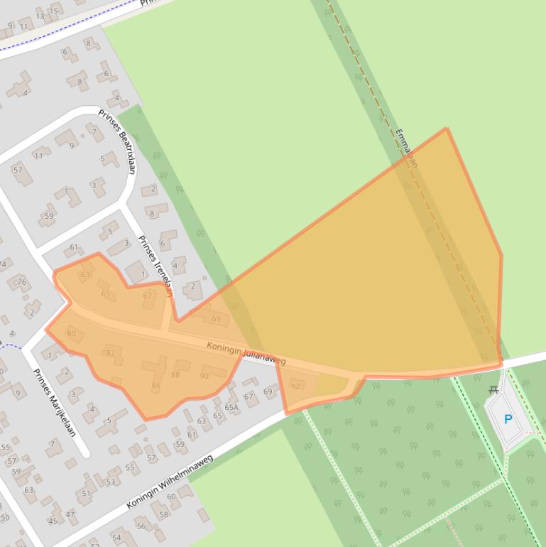 Kaart van postcodegebied 8453WG.