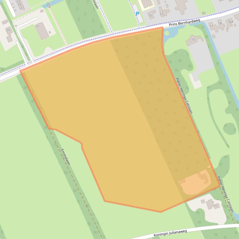 Kaart van postcodegebied 8453XH.