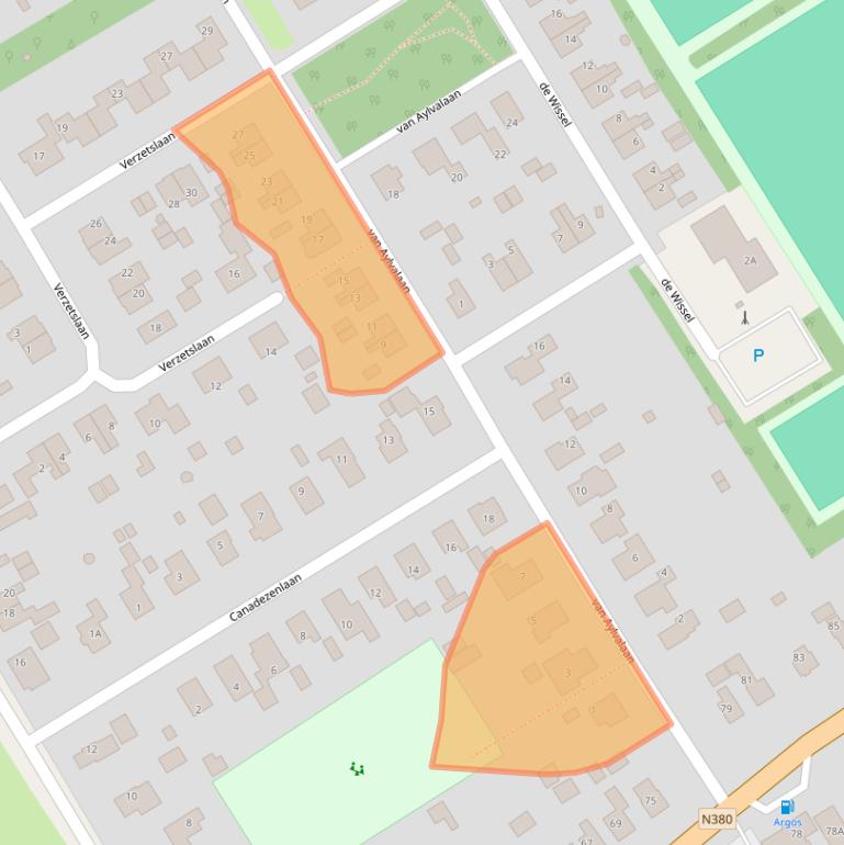 Kaart van postcodegebied 8454KM.