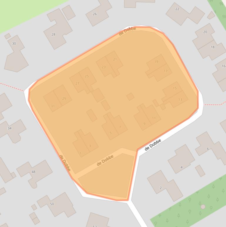 Kaart van postcodegebied 8454LC.