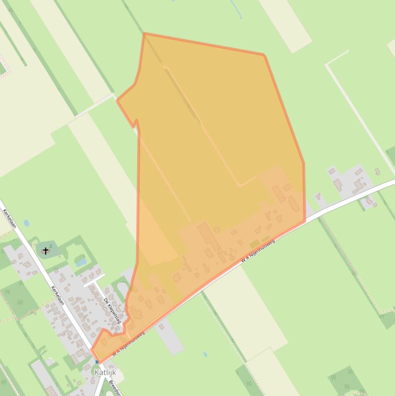 Kaart van postcodegebied 8455JS.