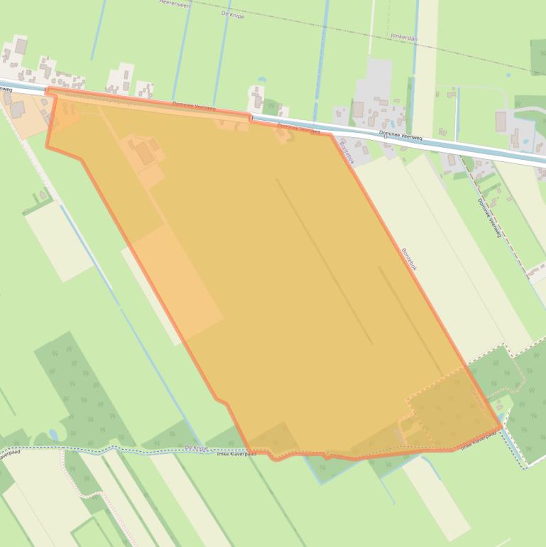 Kaart van postcodegebied 8456HT.